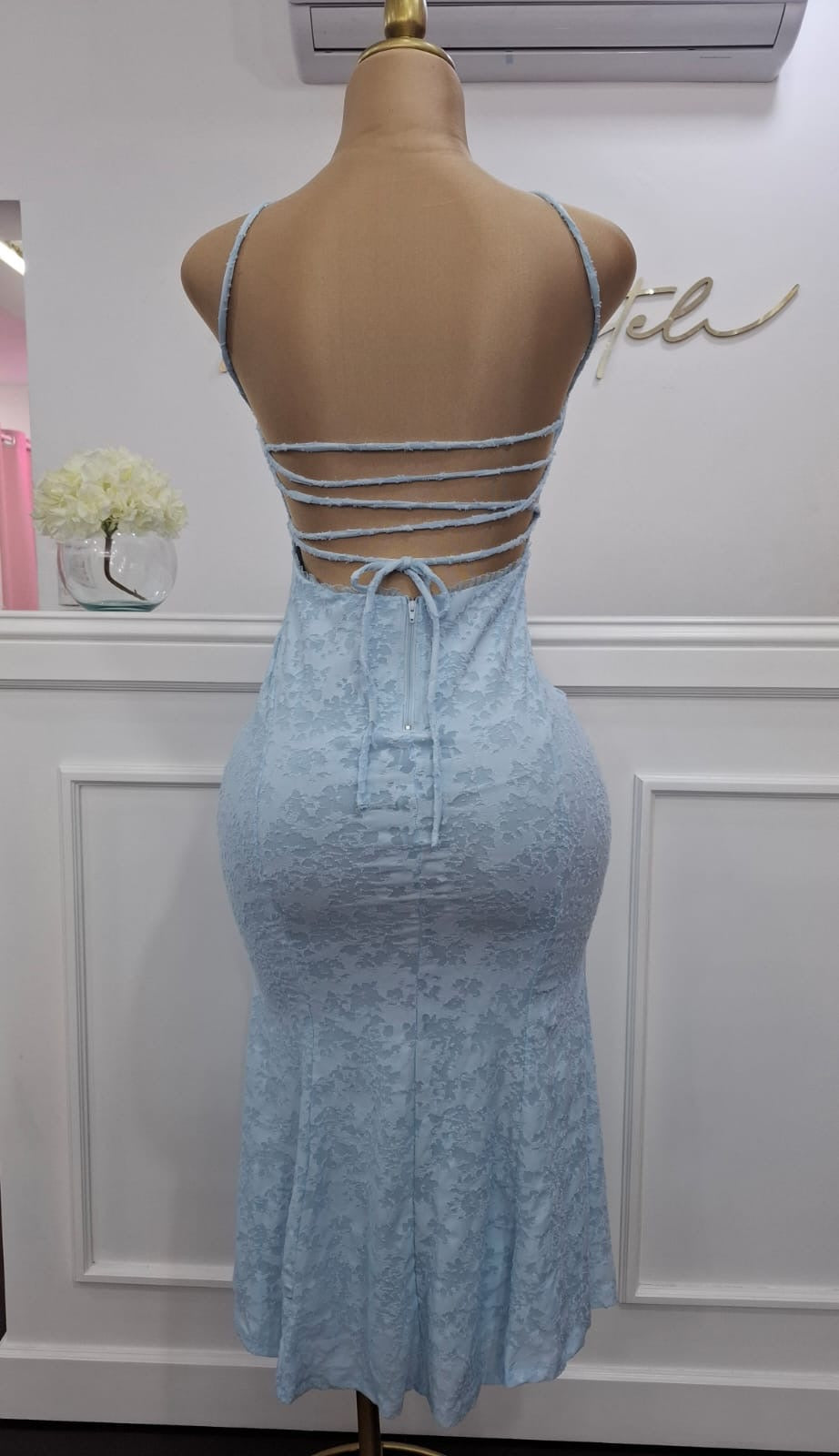 Vestido baby blue